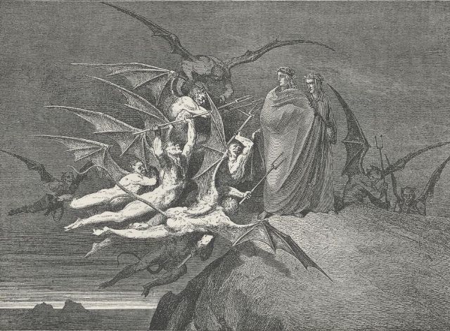 Malebolge (Inferno Circle) - Dante Alighieri Divine Comedy